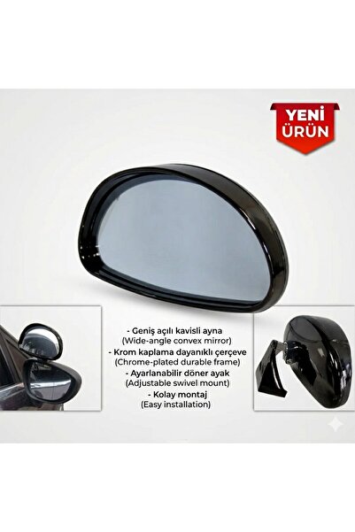 Neler Geldi Neler Siyah Yeni Model Kör Nokta Ayna Sürücü Kursu Eğitmen Ayna Ü...