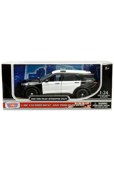 Motor Max Masina Motormax, 2022 Ford Politie, 1:24