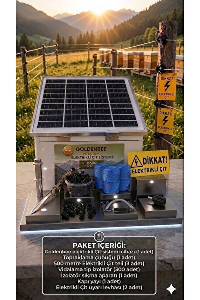Genel Markalar COMBO KİT ELEKTRİKLİ ÇİT SİSTEMİ DOMUZ VE AYI KOVUCU 5 YIL GAR...