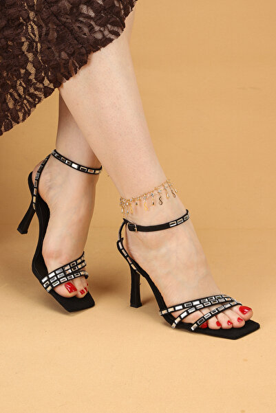 Nilsa Shoes Γυναικεία επίσημα βραδινά παπούτσια με λεπτό ψηλό τακούνι, ανοιχτ...