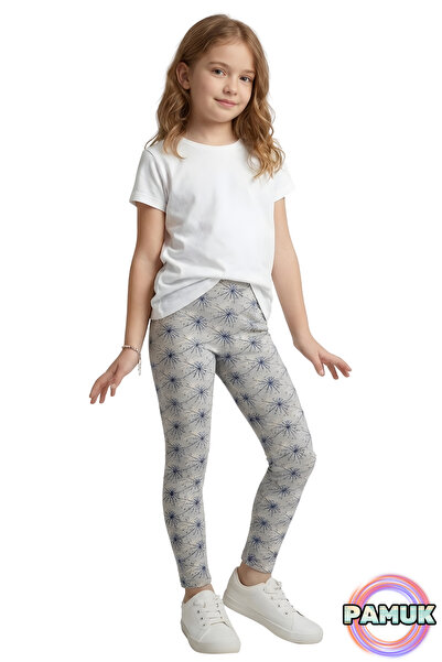 United Fabrics Patterned Children's Leggings - Wishing Flower Patterned Girls...