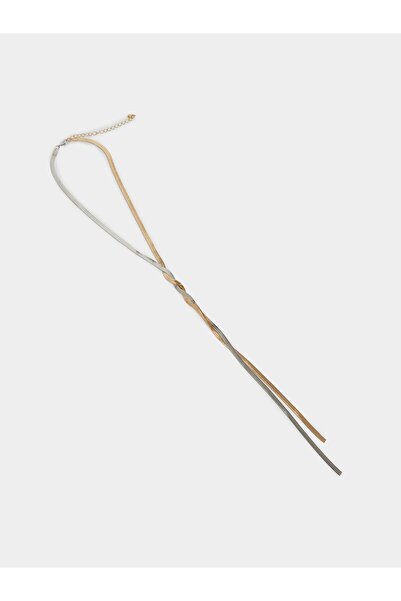 Styli Two-Tone Twisted Necklace