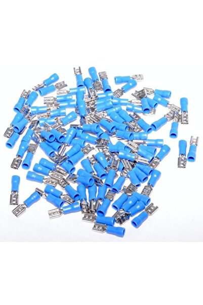 Stef's Cat Μπλε Ηλεκτρικός Σύνδεσμος Θηλυκός 4.8mm, 100 τεμάχια/σετ