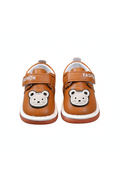 Bambimici - Baby Musical Bear Shoes-White,Pink,Brown - 0M to 24M