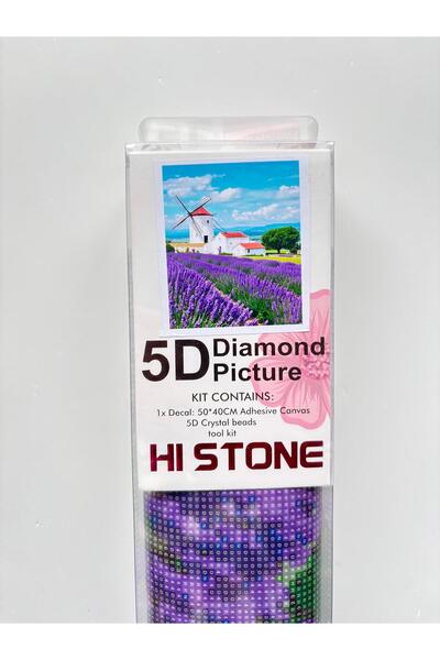 Liva Craft Beadwork Kit 50 X 40 Lavender Garden