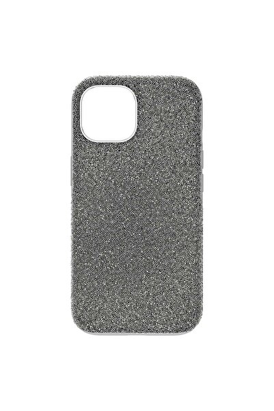 Swarovski High Akilli Telefon Kilifi Iphone 15 Gümüş