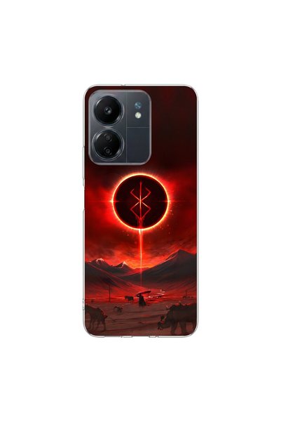 PPKin Redmi 13C Compatible Anime 2/1 Design Transparent Case