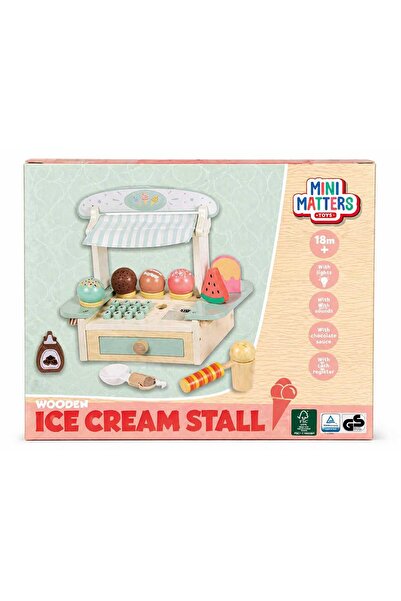 OEM Un stand de înghețată din lemn adorabil, perfect pentru joacă de rol! „Wo...