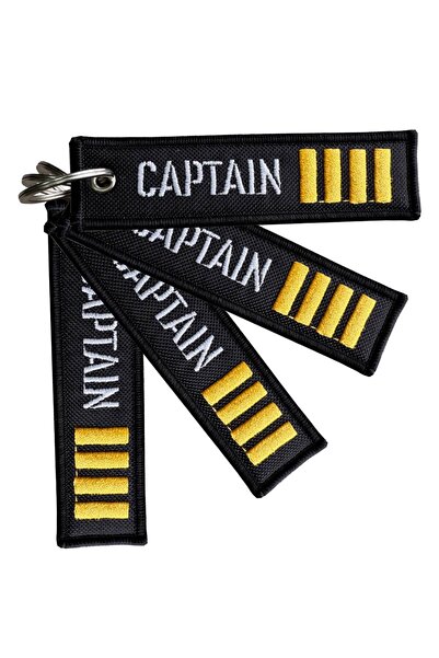 Bahar Piko Captain Bez Kumaş Anahtarlık
