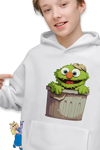 OEM Hanorac Copii Baieti The Muppets Oscar Grouch