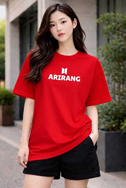 puolikuu Arirang World Tour BTS Printed Oversized T-Shirt