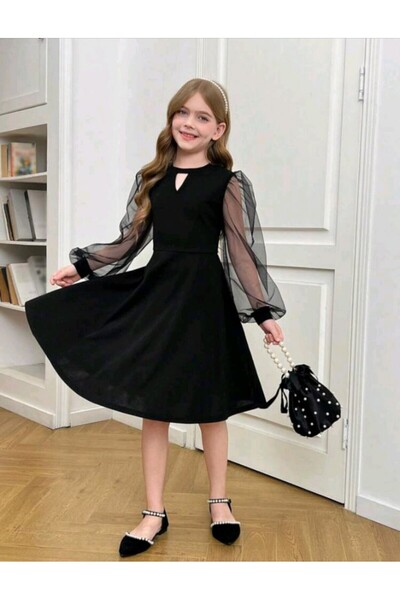 kendii modamm Tulle Sleeve Design/Princess Model Dress Suitable for Holidays ...