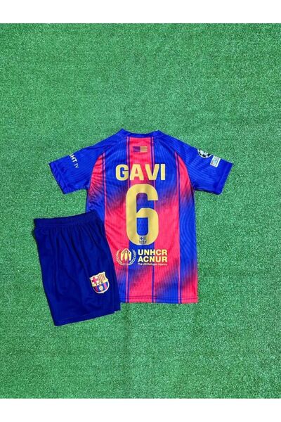 BREATHLESS Barcelona 2025/26 Yeni Sezon Gavi İç Saha Çocuk Forması