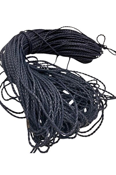 Nusrat Bilişim إكسسوارات الحقائب أنبوب جلدي محبوك 3 مم 1 متر لون أزرق غامق