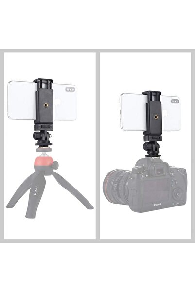 AZT Aynasız , DSLR Fotograf Makineleri ve Tripodlar için Puluz PU417 Cep Telefonu Tutucu Bağlantı Adaptörü
