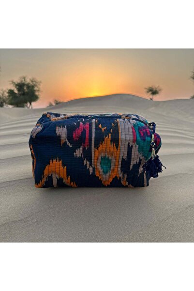 Tohfa Luxe Naza Handmade Block Printed Pouch - Large