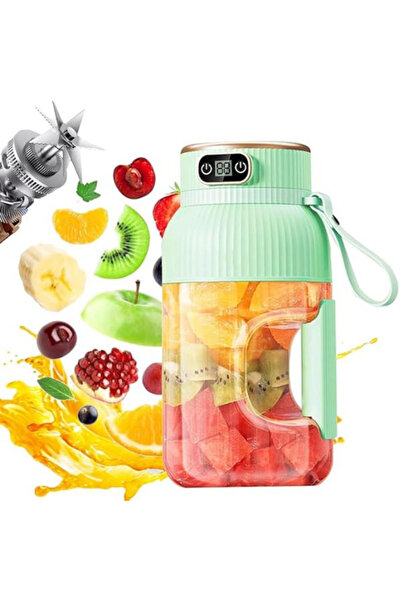 unbranded Blender portabil JUICECUP 1200 ml, 10 lame puternice, smoothie, suc...