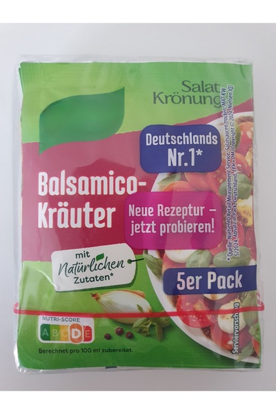 ALDİ Salat krönung Balsamico Kräuter 5'li paket