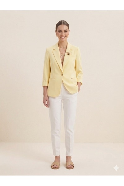 centilmen BABİLON SASİN Aksesuar Detaylı Blazer Ceket 7701