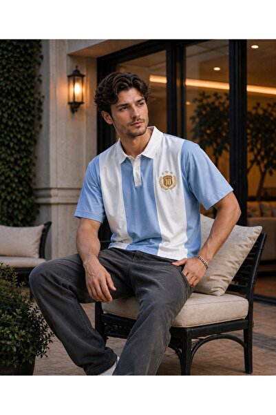 KUN SPORTSWEAR تي شيرت فاخر بتصميم عتيق وريترو كبير الحجم