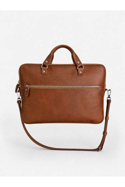 ÖzkanAccessory Urbanedge Genuine Leather Shoulder & Laptop Briefcase – Compar...