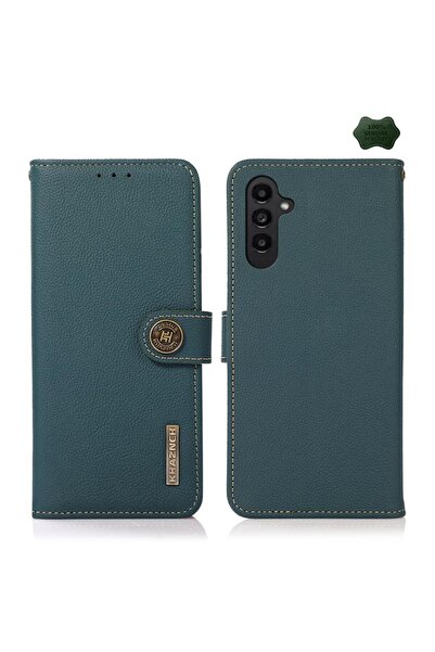 KHAZNEH Custer Δερμάτινη Θήκη Πορτοφόλι Green (Samsung Galaxy S23 FE 5G)