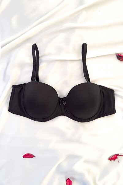 DNR İç Giyim Unassisted Strapless Bra Black