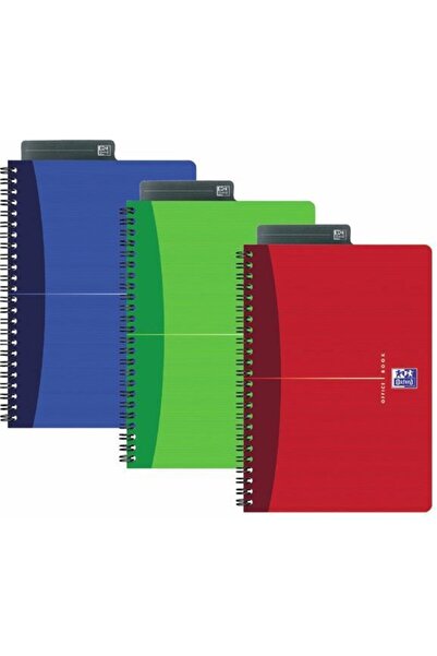 Oxford Caiet cu spirala A5, Essentials, 90 file-90g/mp, coperta carton - mate