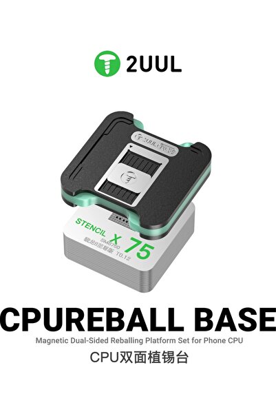 kızılelma teknik 2uul BH17 Cpu Reball Taban Manyetik Çift Taraflı Bga Reballi...