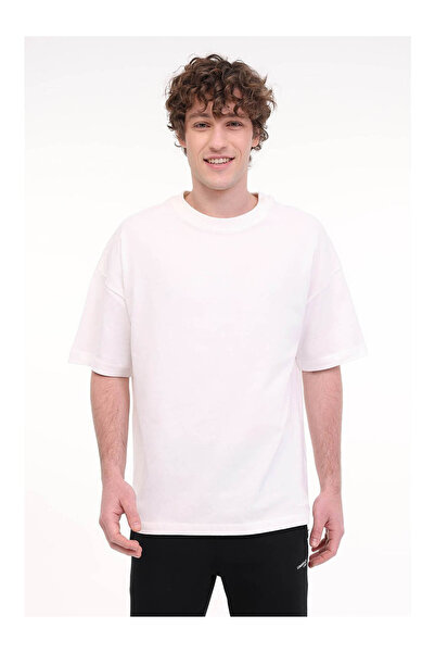 lumberjack MB SSROS 11HS113 6FX Tricou pentru bărbați, alb murdar A102064506