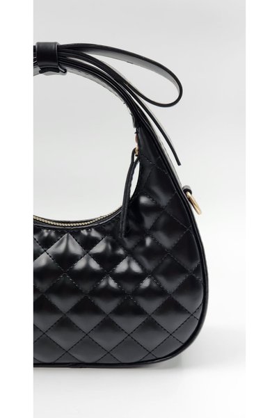 TUESFA Women's Shoulder Bag Crossbody Bag Faux Leather Baguette Hand and Shoulder Bag