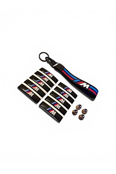 İKTUNING BMW M LOGO 10 ADET STICKER M LOGO BEZ ANAHTARLIK 4 ADET M LOGO METAL...