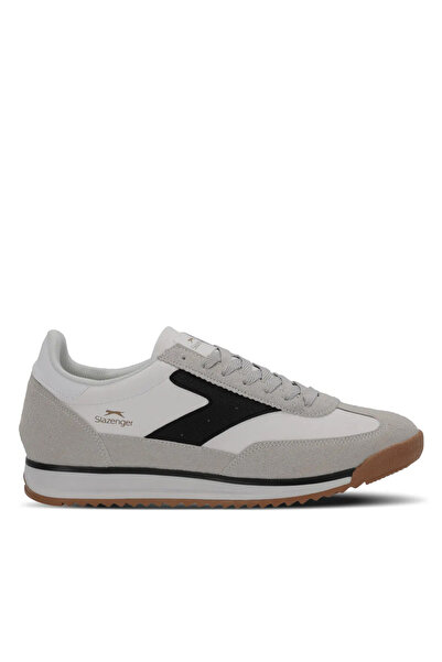 Slazenger حذاء رياضي كاجوال رجالي باللون الرمادي/الأبيض من OASIS I