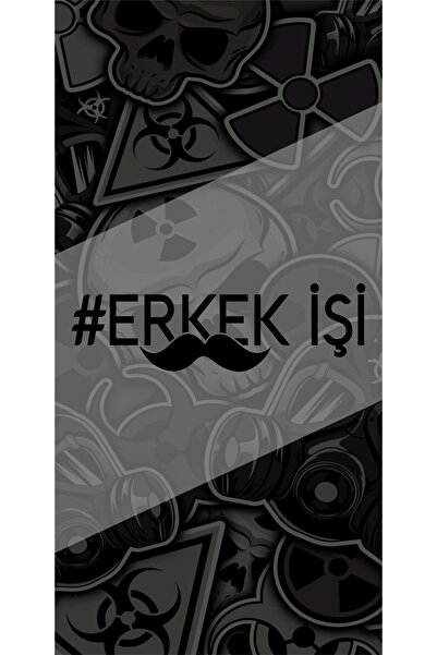 sticker Erkek İşi Yazı 14.5x4.5Cm Jdm Araba-motor-laptop Hologram Seçenekli E...