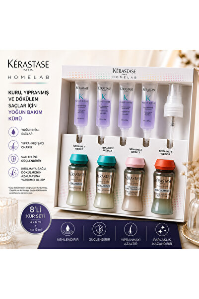 Kerastase Homelab Saç Bakım Kürü – Kuru, Yıpranmış ve Zayıflamış Saçlar İçin ...