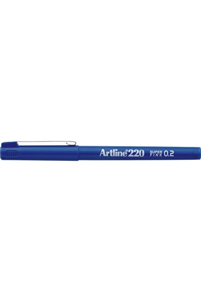 artline Liner 220, varf φετρούλι 0.2mm - μπλε