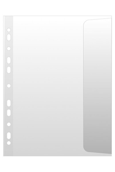 donau Folie protectie documente A4, cu clapa laterala, 100 microni, 10/set, -...
