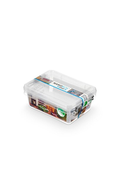Orplast Cutie plastic cu capac, pt alimente, antibacteriala, 2 buc/set, Nanob...