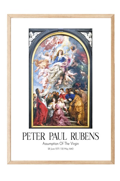 Postifull Peter Paul Rubens - Uznesenje Bogorodice, slika u drvenom okviru, u...