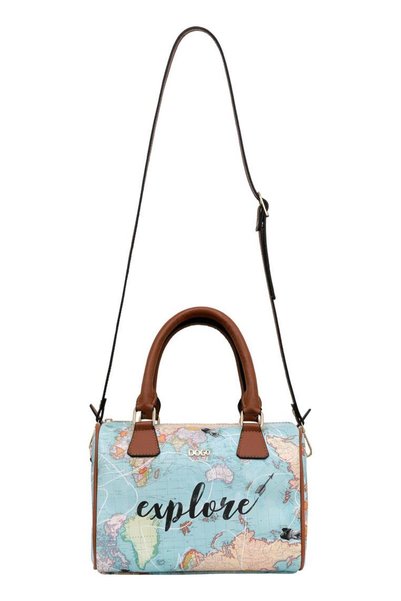 Dogo Women's Vegan Leather Blue Handbag - Explore Design