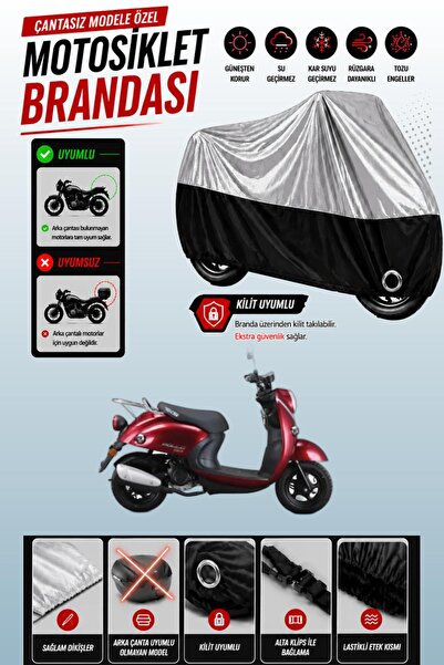 Cemku Twin Top Gray - Bottom Black Rks Pollo 50 Compatible Engine Tarpaulin, ...