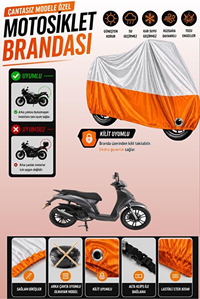 Cemku Twin غطاء محرك متوافق مع Mondial 125 Prostreet باللون الرمادي من الأعلى...