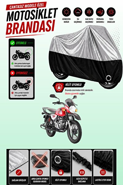 Cemku Twin Top Gray - Bottom Black Bajaj Boxer Compatible Engine Cover, Rear ...