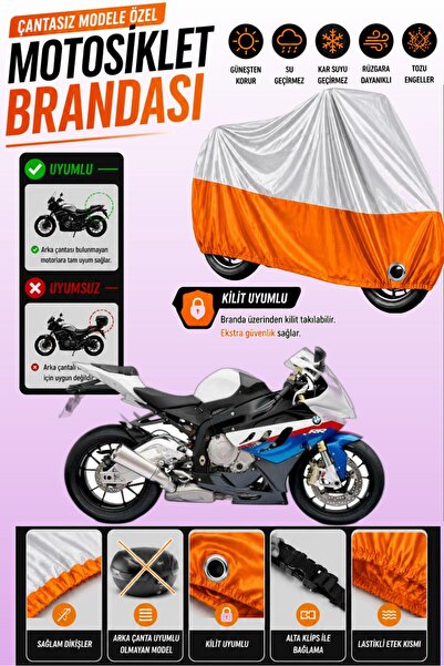 Cemku Twin Top Gray - Bottom Orange Bmw S 1000 Rr Hp Motorsport Compatible En...