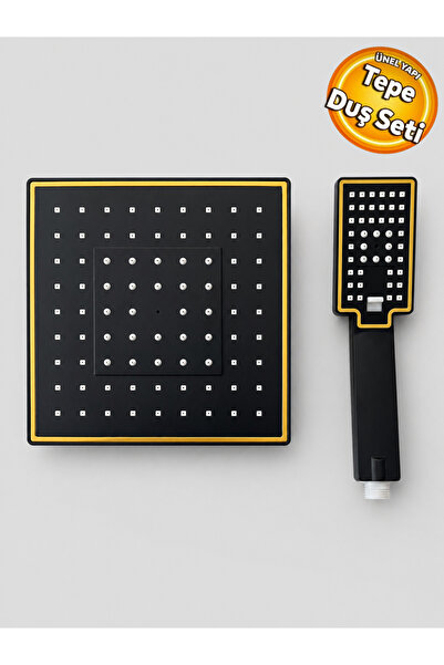 CMC Tools CMC005 2 Fonksiyonlu Singapur Duş Başlığı Kare Başlık Ve Duş Başlığ...