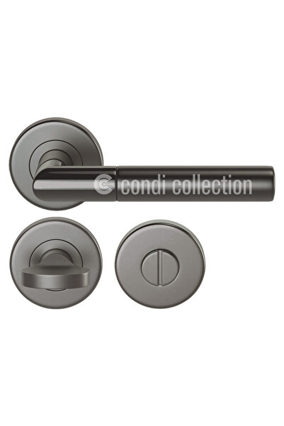 Condi Collection 103 مقبض باب من الفولاذ المقاوم للصدأ PVD Fume WC
