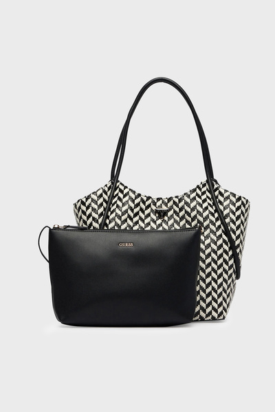 Guess Desenli Omuz Askılı Tote Çanta HWWG7691230 ÇANTA HWWG76 91230 BML