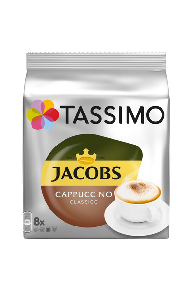 tassimo Coffee capsules, Jacobs Cappuccino, 8 pcs x 190 ml, 8 specialty coffe...