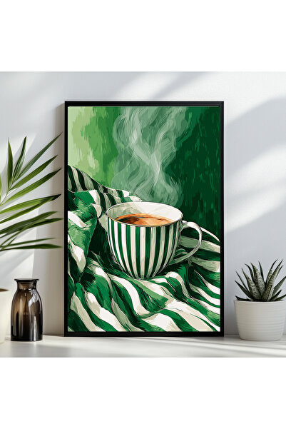 LudenHome Mutfak Tasarımlı Çerçeve Görünümlü Mdf Tablo 20 x 30 CM