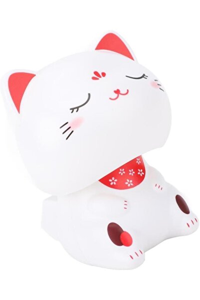 Nirnisa 9 cm Güneş Enerjili Solar Kafa Sallayan Şans Kedi Maneki Neko Kedisi ...